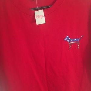 Brand New 4th of July Sparkly Dog Shirt